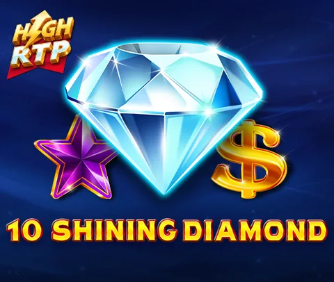 10 Shining Diamonds High Rtp oyununun kapak görseli